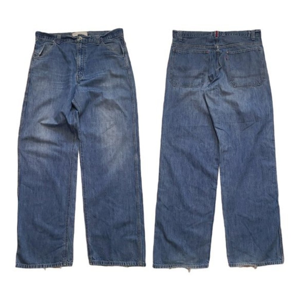 Levis vintage blue denim jeans 36x34 straight